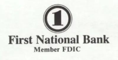 Logo for sponsor First National Bank