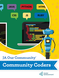 JA Community Coders curriculum cover